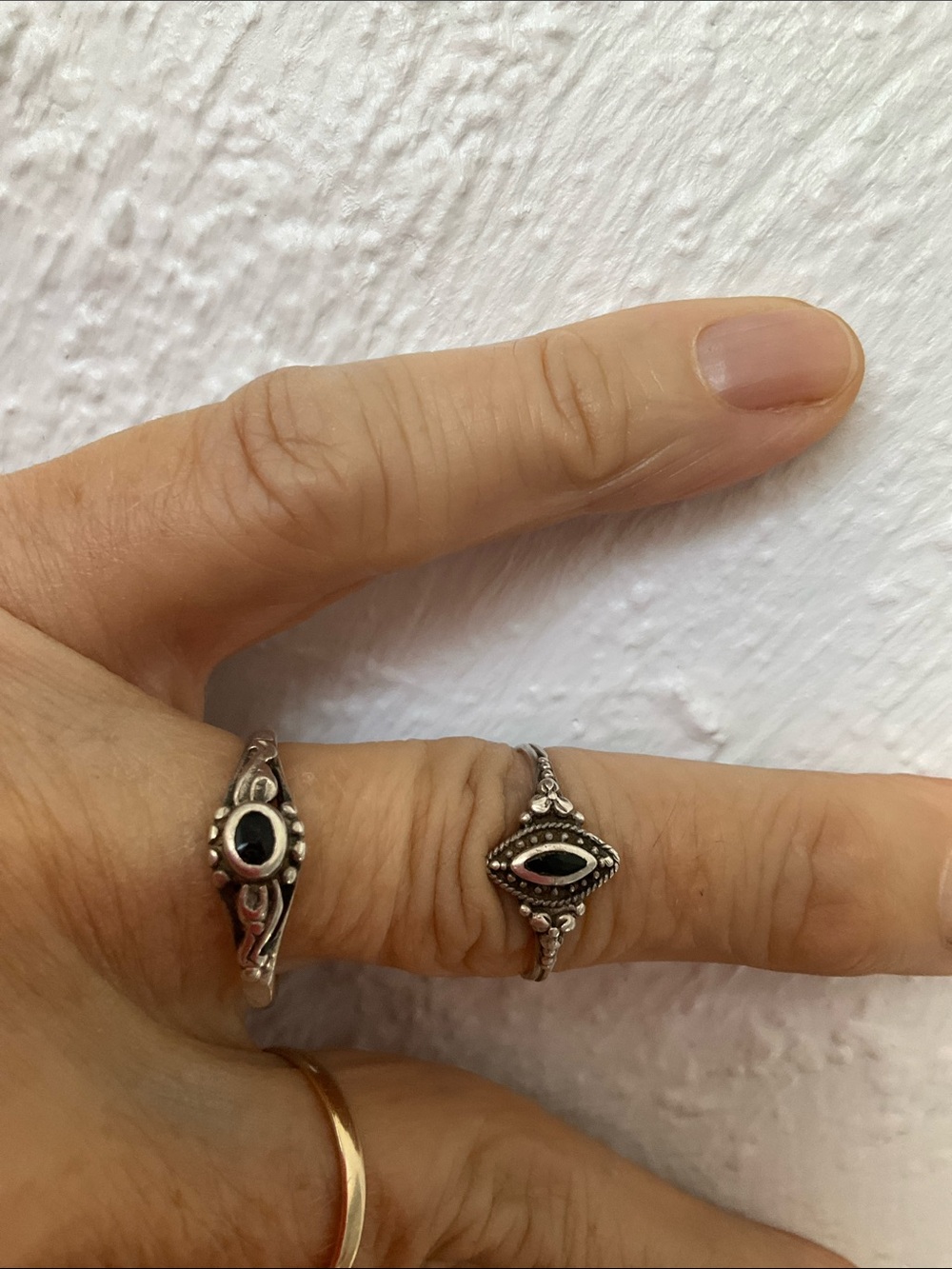 2 Sterling Silver rings
